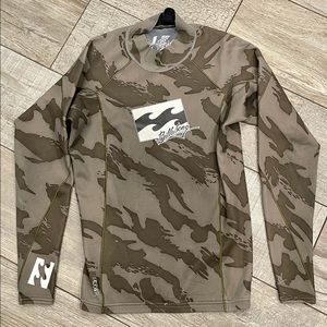 Mens ☀️BILLABONG ☀️ Surf WETSUIT Rashguard Long Sleeve Size-Small